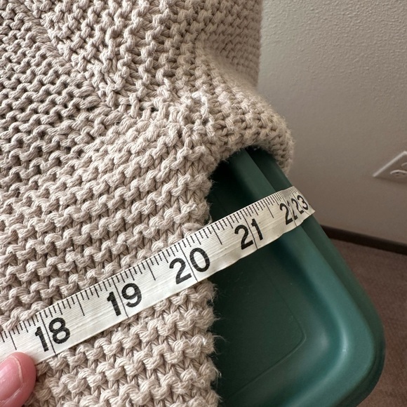 Alice Walk THE COTTON WEEKENDER sweater in oatmeal beige size medium Peru cotton - Picture 7 of 7